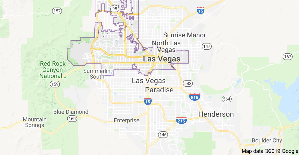 Las Vegas Map